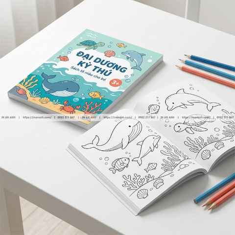 In Sách Tô Màu Theo Yêu Cầu – Giá Rẻ, In Nhanh