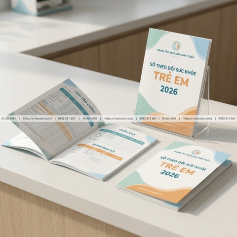 In Sổ Khám Bệnh Theo Yêu Cầu - Cho Phòng Khám, Bệnh Viện, Cơ Sở Y Tế