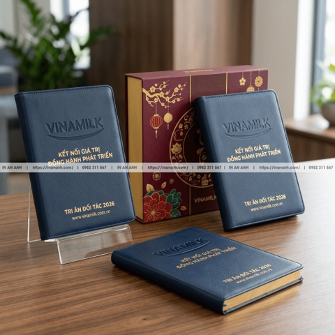 In Sổ Tay Quà Tặng Doanh Nghiệp, In Logo - Quà Tết, Sự Kiện, Tri Ân Đối Tác