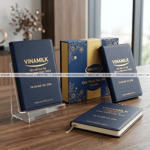 In Sổ Tay Quà Tặng Doanh Nghiệp, In Logo - Quà Tết, Sự Kiện, Tri Ân Đối Tác