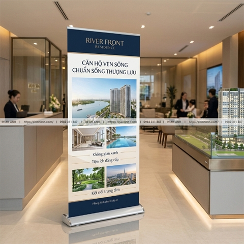 In Standee Quảng Cáo - Standee Chữ X, Cuốn, Để Bàn, Thiết Kế & In Lấy Ngay