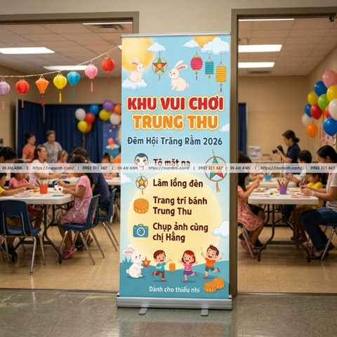 In Background, Poster, Standee Trung Thu - Trang Trí Sự Kiện Đêm Hội Trăng Rằm