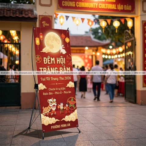 In Background, Poster, Standee Trung Thu - Trang Trí Sự Kiện Đêm Hội Trăng Rằm