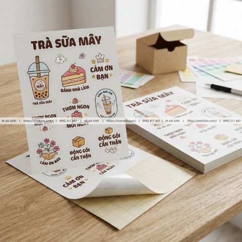 In Sticker Theo Yêu Cầu Giá Rẻ Lấy Liền Thiết Kế Sticker Đẹp