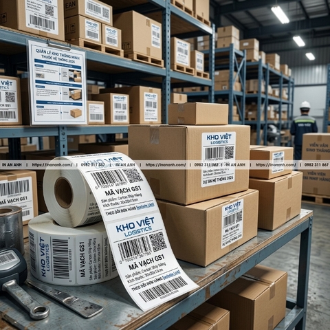 In Tem Mã Vạch Barcode Chuẩn EAN, GS1
