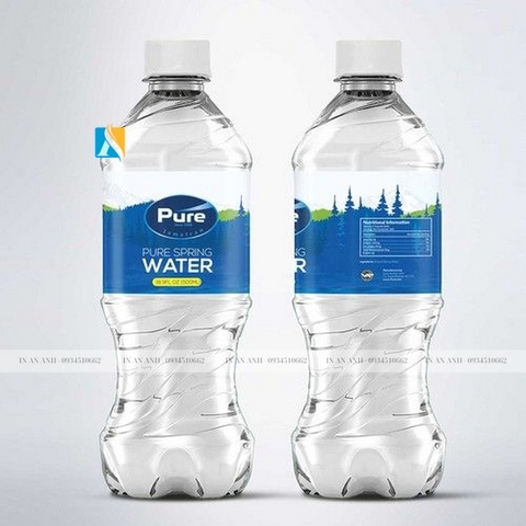 Tem dán chai mỹ phẩm