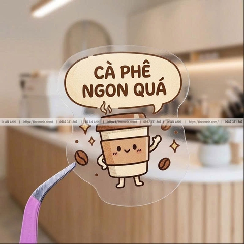 Tem decal trong chất lượng cao