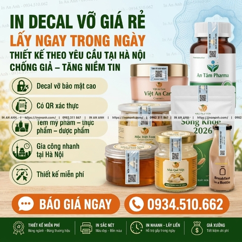 In Tem Bảo Hành Vỡ Đa Ngành Lấy Ngay