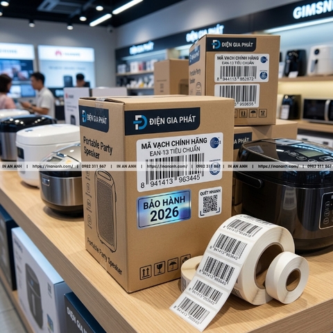 In Tem Mã Vạch Barcode Chuẩn EAN, GS1