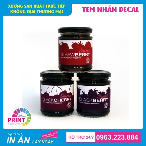 In Tem Nhãn Decal Nhanh, Lấy Ngay Trong Ngày