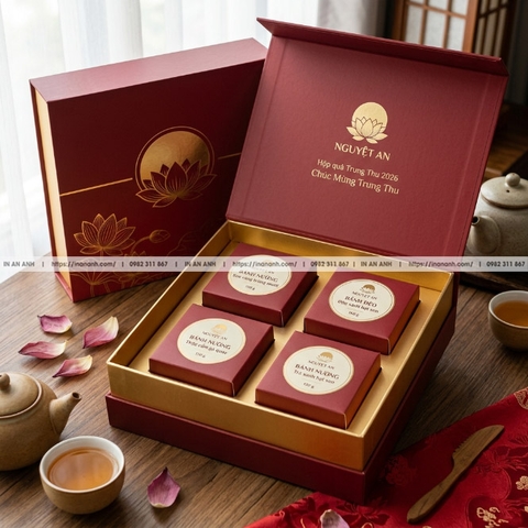 In Tem Nhãn Bánh Trung Thu - Tem Dán Hộp, Nhãn Mác Theo Thương Hiệu