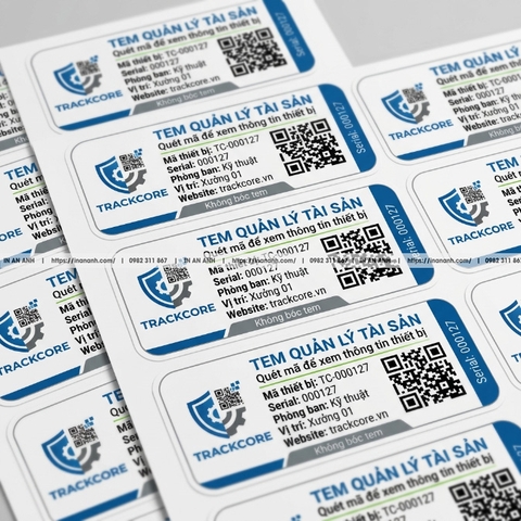 In Tem Mã Vạch QR Code Giá Rẻ Sắc Nét Dễ Quét Lấy Ngay