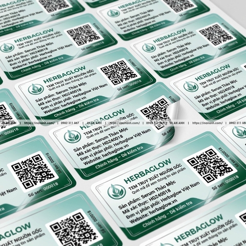 In Tem Mã Vạch QR Code Giá Rẻ Sắc Nét Dễ Quét Lấy Ngay