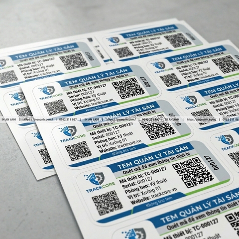In Tem Mã Vạch QR Code Giá Rẻ Sắc Nét Dễ Quét Lấy Ngay