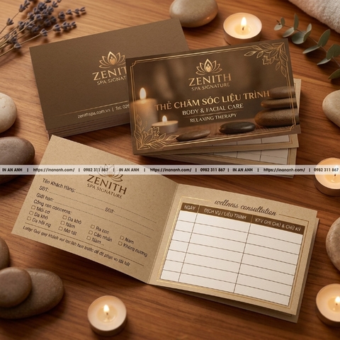Thiết Kế Thẻ Liệu Trình Spa Chuyên Nghiệp Giúp Tăng Khách Quay Lại