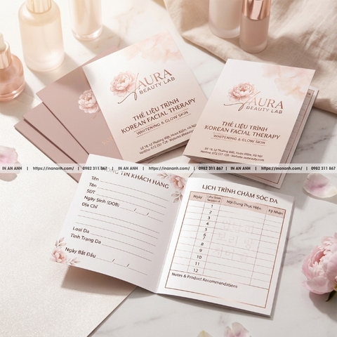 Thiết Kế Thẻ Liệu Trình Spa Chuyên Nghiệp Giúp Tăng Khách Quay Lại