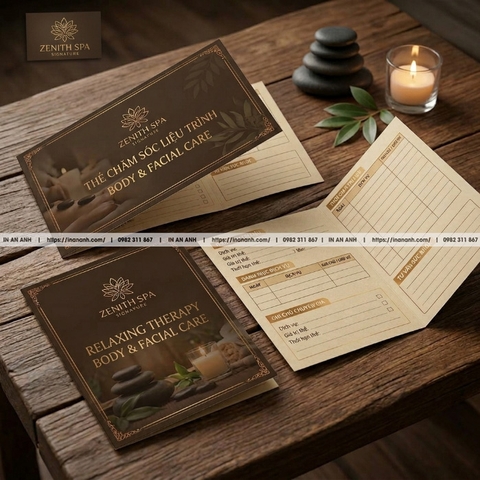 Thiết Kế Thẻ Liệu Trình Spa Chuyên Nghiệp Giúp Tăng Khách Quay Lại