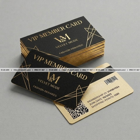 In Thẻ Tích Điểm Giá Rẻ Thiết Kế Mẫu Thẻ Đẹp Thu Hút Khách