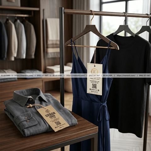 In Tag Mác, Thẻ Treo Quần Áo Theo Yêu Cầu - Tag Thời Trang Đẹp, Giá Xưởng