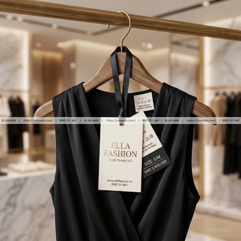 In Tag Mác, Thẻ Treo Quần Áo Theo Yêu Cầu - Tag Thời Trang Đẹp, Giá Xưởng