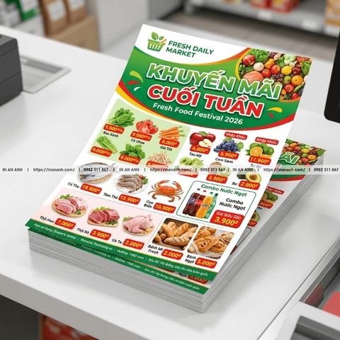 In Tờ Rơi A3 Giá Rẻ - Khổ Lớn Nổi Bật, Báo Giá, Lấy Ngay Tại Hà Nội