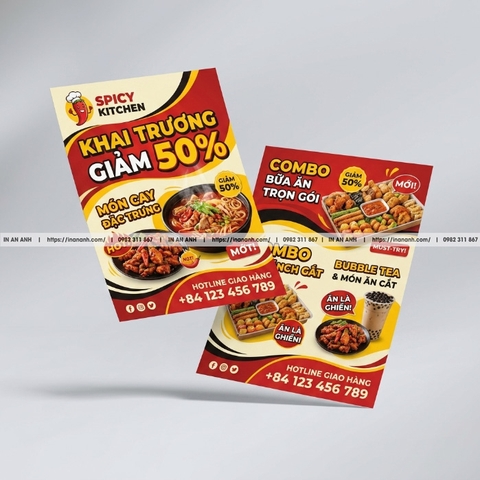 In Tờ Rơi A6 Giá Rẻ - Mini Flyer Tiết Kiệm, In Số Lượng Lớn