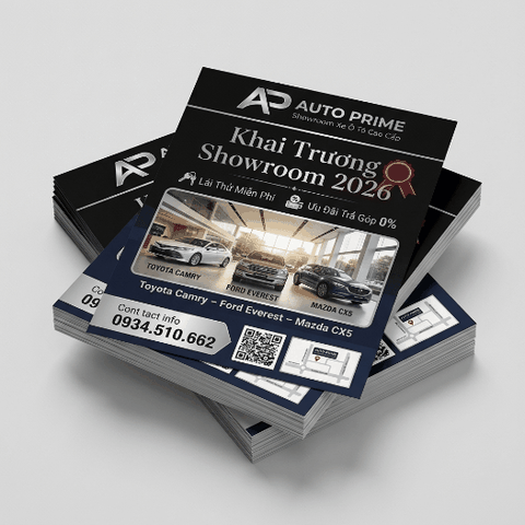 In Tờ Rơi Showroom Xe Ô Tô, Đại Lý - Cao Cấp, Đẳng Cấp Thương Hiệu