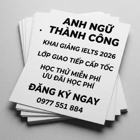 In Tờ Rơi Đơn Giản, Đen Trắng - Tiết Kiệm Tối Đa Cho Tin Tức, Thông Báo