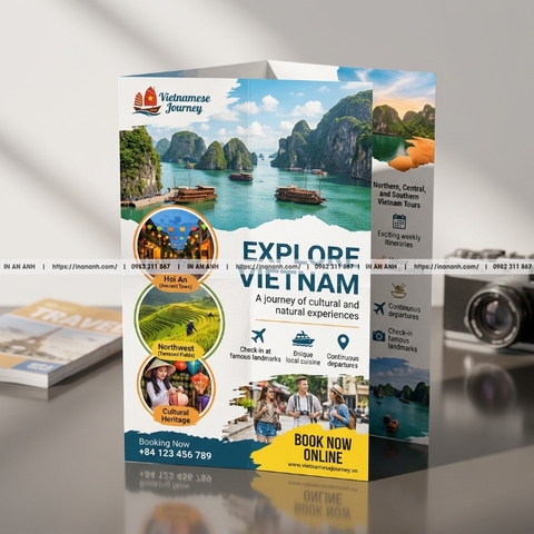 In Tờ Rơi Du Lịch, Tour, Lữ Hành - Đẹp, Hút Khách, Lấy Ngay