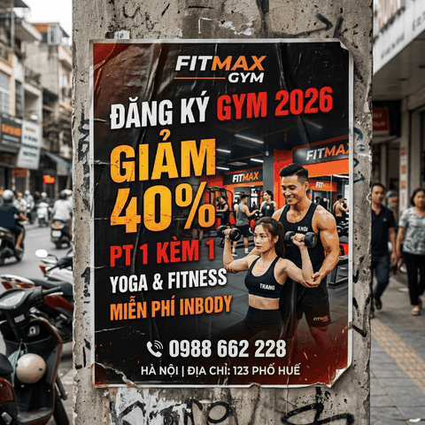In Tờ Rơi Dán Tường - Khổ Lớn, Giấy Đặc Biệt, Dán Bền Không Phai