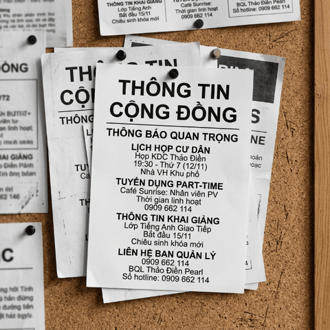 In Tờ Rơi Đơn Giản, Đen Trắng - Tiết Kiệm Tối Đa Cho Tin Tức, Thông Báo