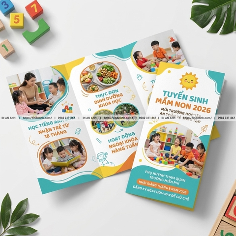 In Tờ Rơi Tuyển Sinh - Trường Học, Trung Tâm, Du Học, Đào Tạo