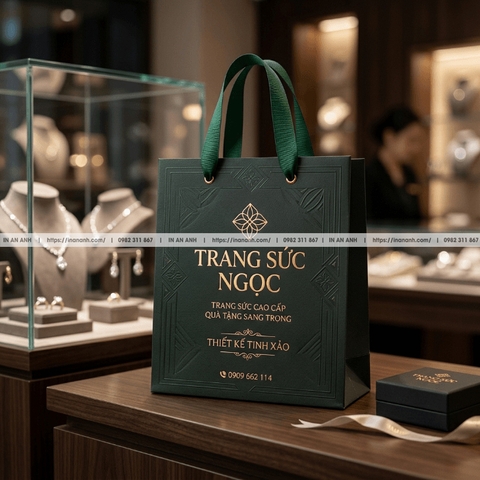 In Túi Xách Giấy - Bền Đẹp, Quai Chắc, In Logo Cho Cửa Hàng