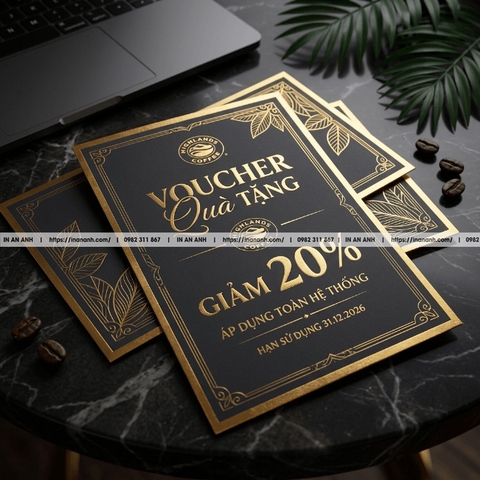 In Voucher Số Lượng Ít Thiết Kế Chuyên Nghiệp
