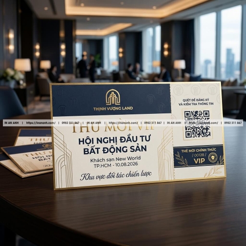 In Voucher Cho Event Sự Kiện Hội Nghị