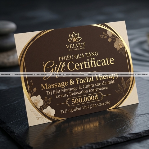 In Voucher Cho Spa – Thẩm Mỹ – Nail – Clinic