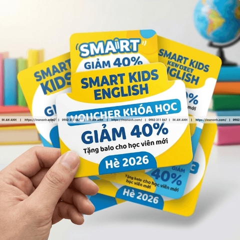 In Voucher Trung Tâm Tiếng Anh – Kỹ Năng