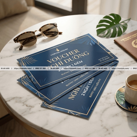 In Voucher Số Lượng Ít Thiết Kế Chuyên Nghiệp