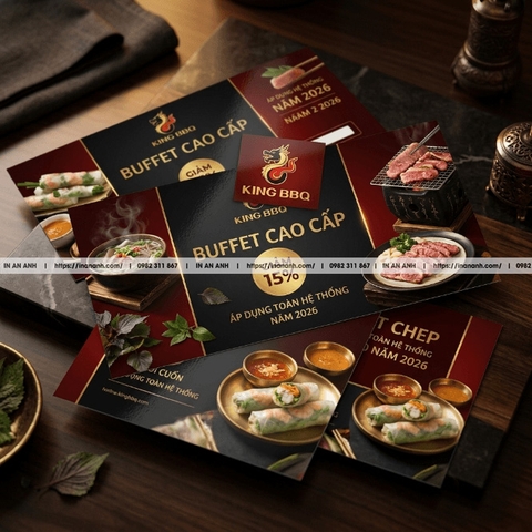 In Voucher Số Lượng Ít Thiết Kế Chuyên Nghiệp