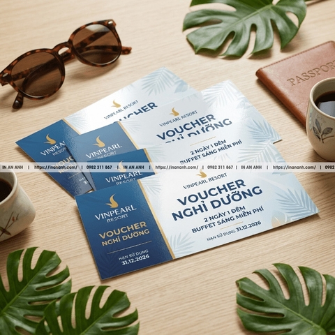 In Voucher Số Lượng Ít Thiết Kế Chuyên Nghiệp