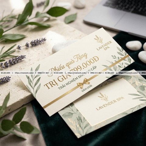 In Voucher Số Lượng Ít Thiết Kế Chuyên Nghiệp