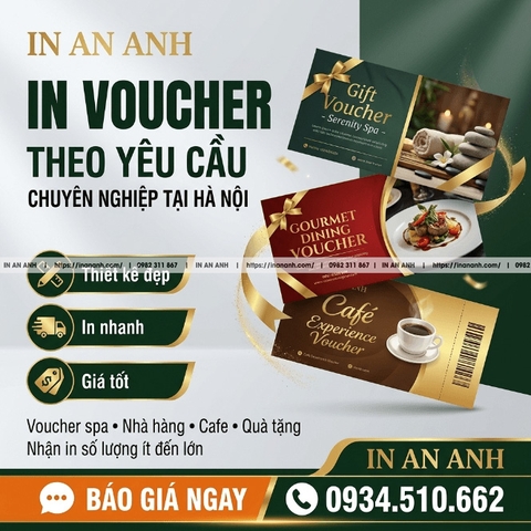 In Voucher Theo Yêu Cầu Chuyên Nghiệp Tại Hà Nội