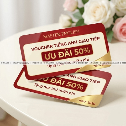 In Voucher Trung Tâm Tiếng Anh – Kỹ Năng