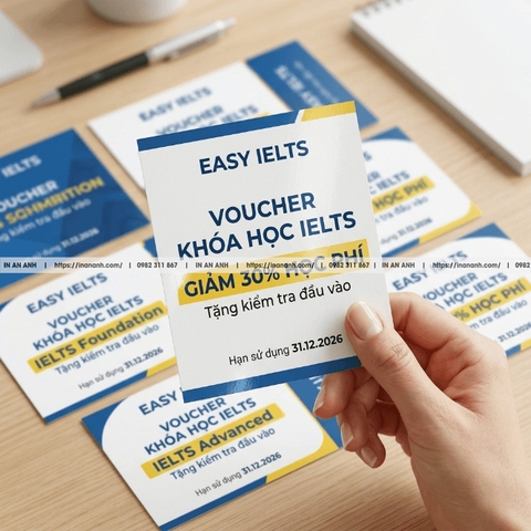 In Voucher Trung Tâm Tiếng Anh – Kỹ Năng