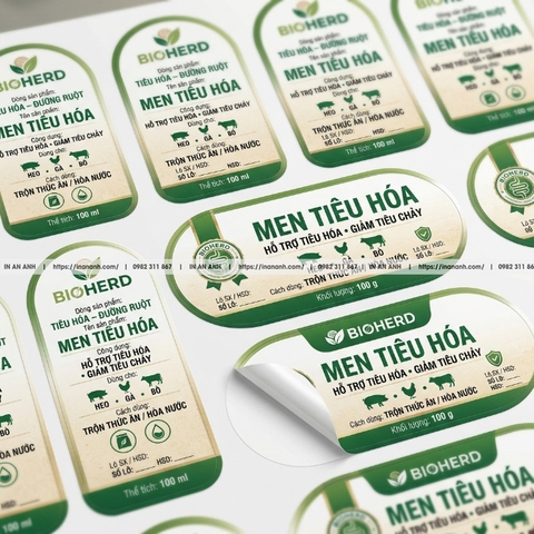 In Nhãn Thuốc Thú Y Giá Rẻ Thiết Kế Tem Nhãn Chuyên Nghiệp