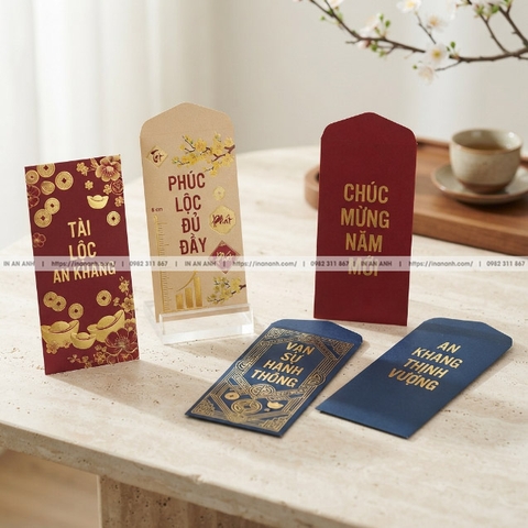 In Bao Lì Xì Doanh Nghiệp Giá Rẻ Thiết Kế Lì Xì Logo Đẹp