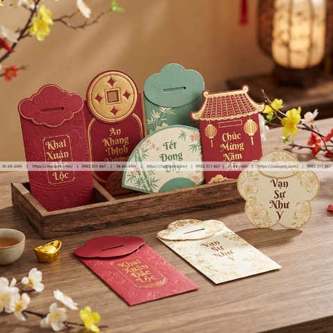 In Bao Lì Xì Doanh Nghiệp Giá Rẻ Thiết Kế Lì Xì Logo Đẹp
