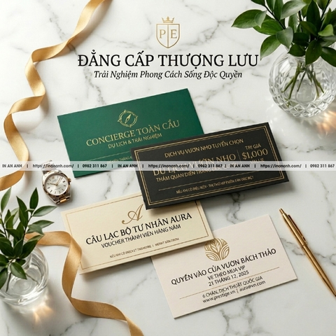 In Voucher Giảm Giá Theo Yêu Cầu – Thiết Kế Đẹp, In Nhanh