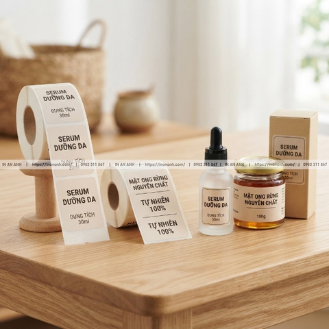 Xưởng In Tem Cuộn Flexo Cho Máy Dán Tự Động