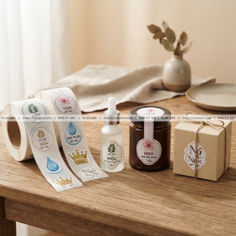 Xưởng In Tem Cuộn Flexo Cho Máy Dán Tự Động